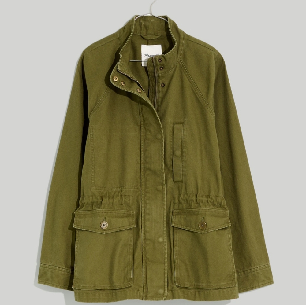 Womams Madewell Northover Green Jacket
